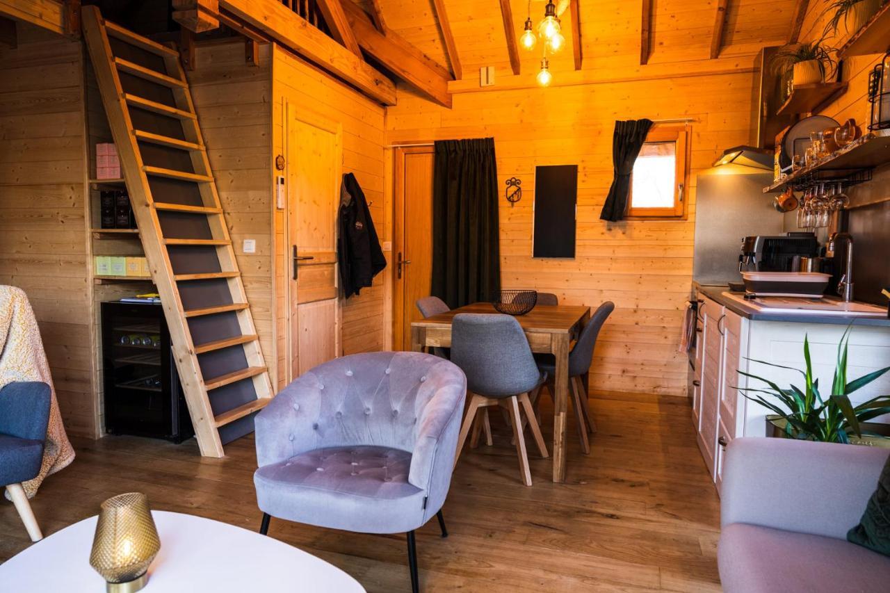 Charmante Cabane Dans Les Arbres Avec Jacuzzi Et Sauna Boismorand Exterior photo